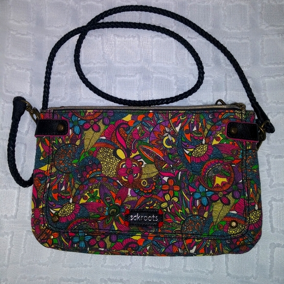 Sakroots Handbags - Sakroots floral "peace" crossbody handbag